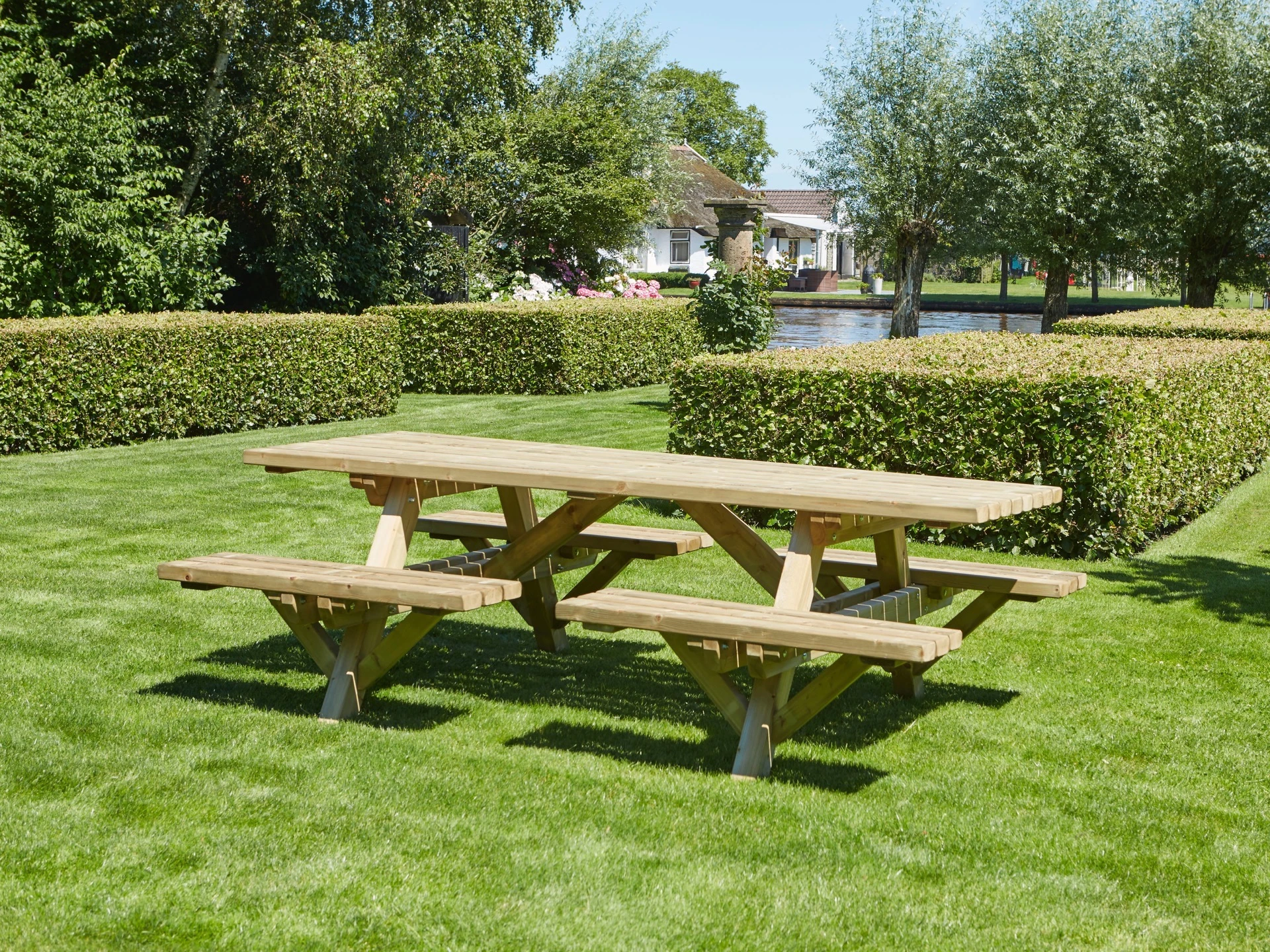 Talen Picknicktafel Met Open Instap 230 cm - Afbeelding 4